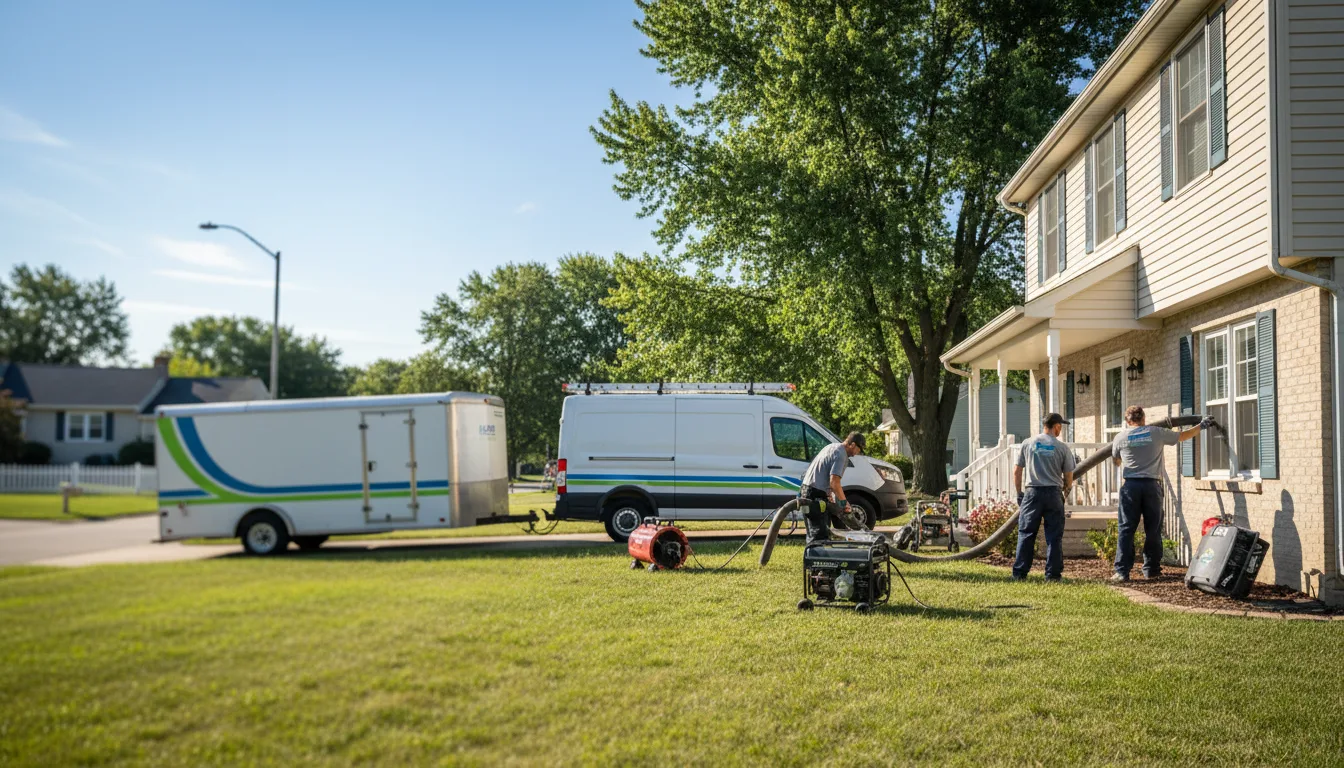 Flooded Basement Restoration And Cleanup With Repair in Big Bend, WI near me